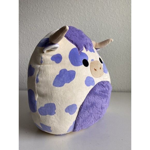 Squishmallows 16" Conway The Purple Spotted Highland Cow Plush Soft Toy NEW - Picture 9 of 11